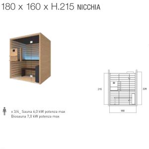 Novellini PANV2F2LDIVDX-P1 Pannello natural touch per vasca idromassaggio  Divina XL, finitura oak alpine