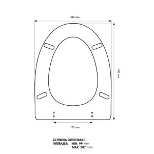 Pozzi Ginori YDRA Pulsante di Scarico Cassetta WC 3D model 3D printable